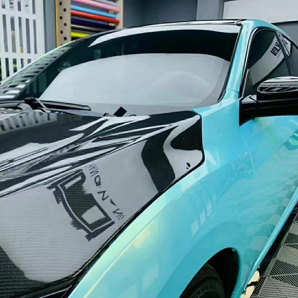 TPU Magic Gold Blue Paint Protection Film review 4