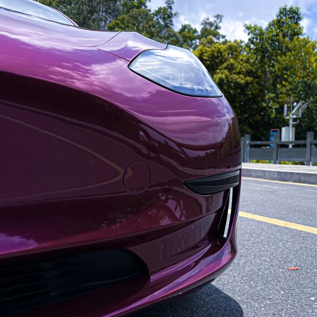 PET Glossy Metallic Rubellite Purple Vinyl Wrap review gfhdtru 02