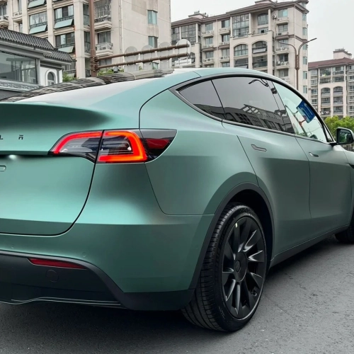 Ultra-Matte Midnight Green Car Vinyl Wrap review 