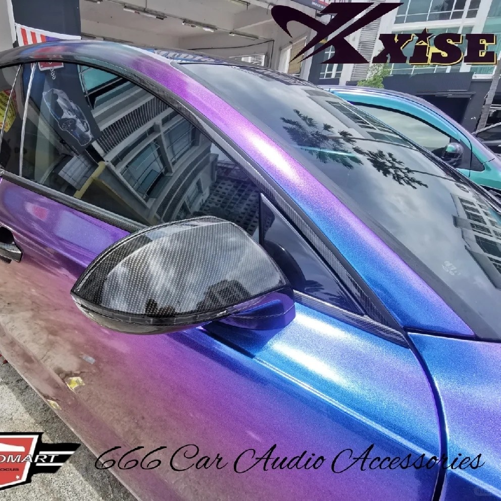 Gloss Chameleon Red Purple Car Vinyl Wrap review fgbrf 03