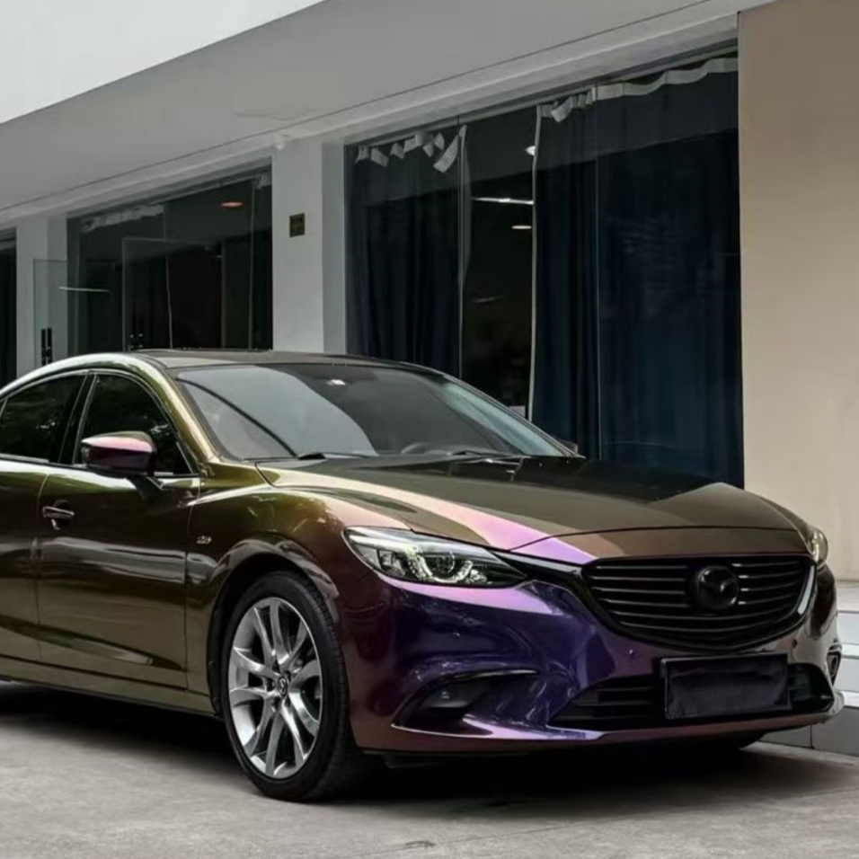 Gloss Shifting Green Purple Car Vinyl Wrap review ewfe 01