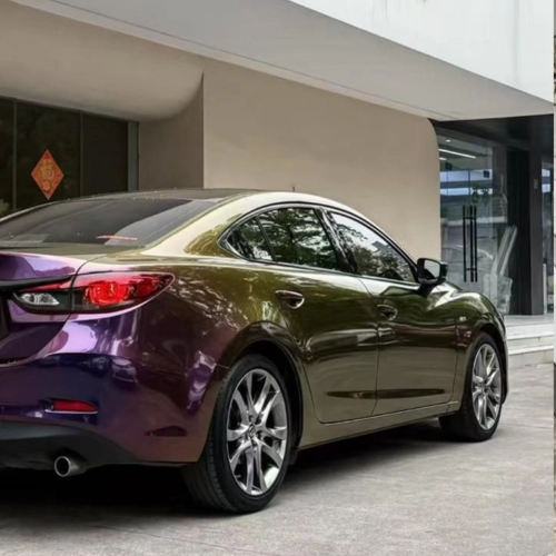  Gloss Shifting Green Purple Car Vinyl Wrap review 