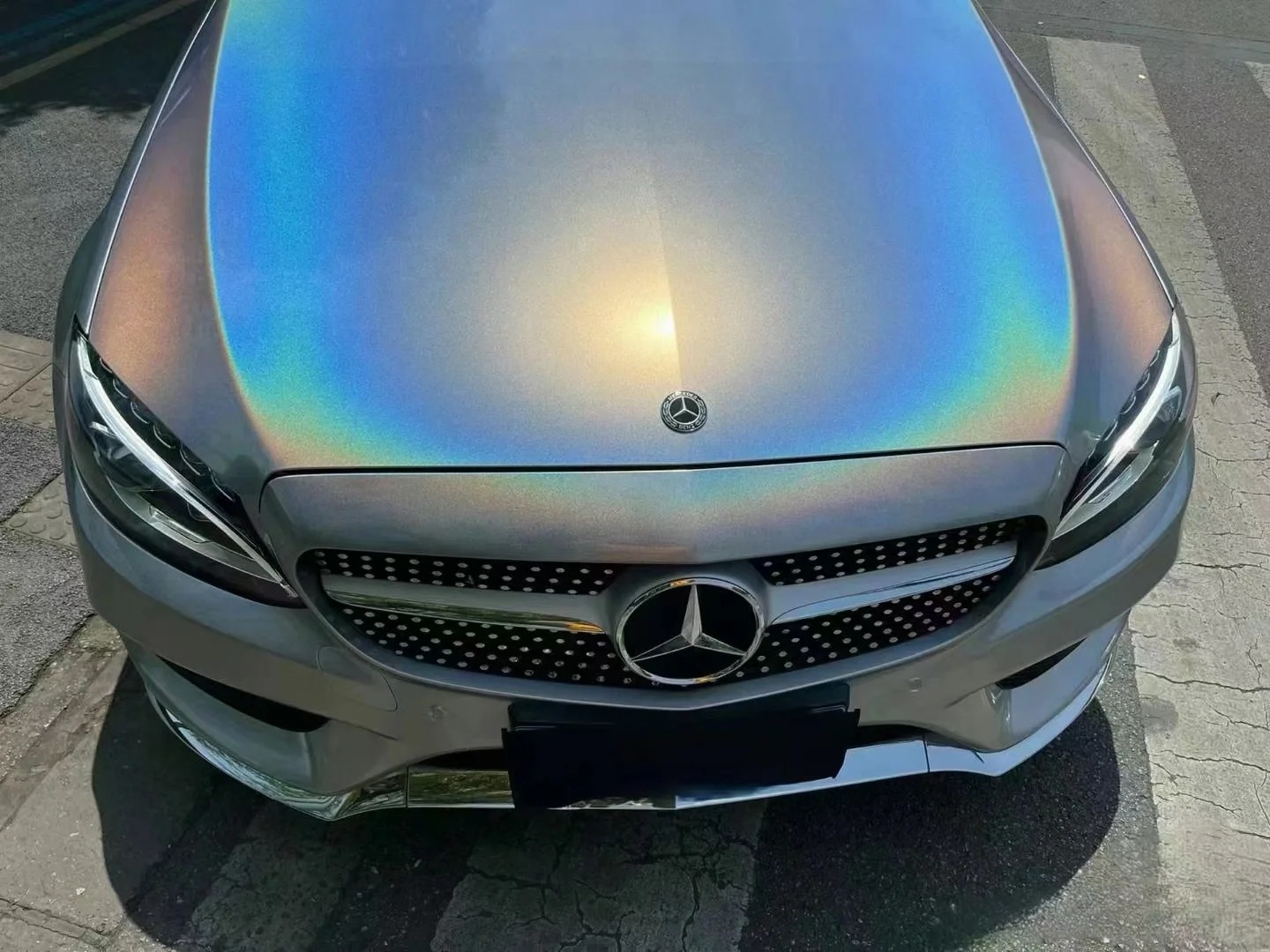 Glossy Laser Silver Car Vinyl Wrap review rgjew 01