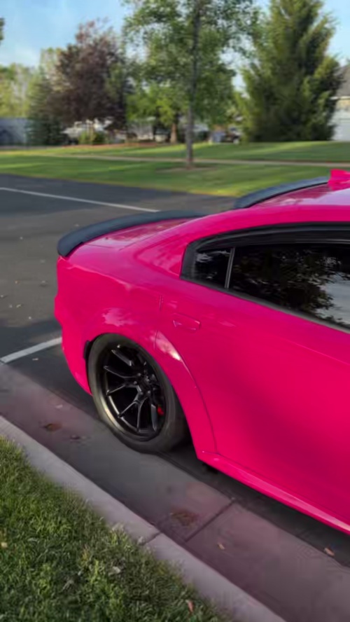 Glossy Crystal Rose Red Car Vinyl Wrap review 