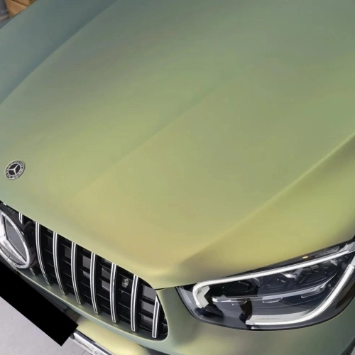PET Matte Urban Bamboo Green Car Vinyl Wrap review 