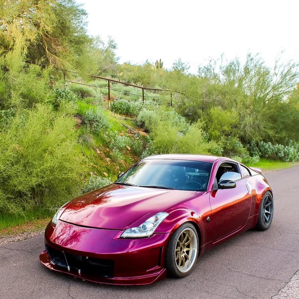 PET Glossy Metallic Rubellite Purple Vinyl Wrap review gntyht 00