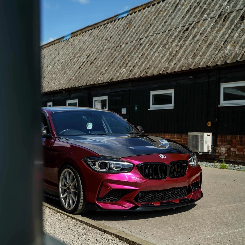 PET Glossy Metallic Rubellite Purple Vinyl Wrap review gbht 02