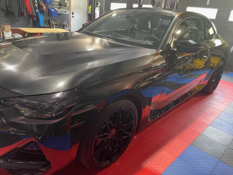4D Super Gloss Carbon Fiber Black Car Vinyl Wrap  review regyt 00