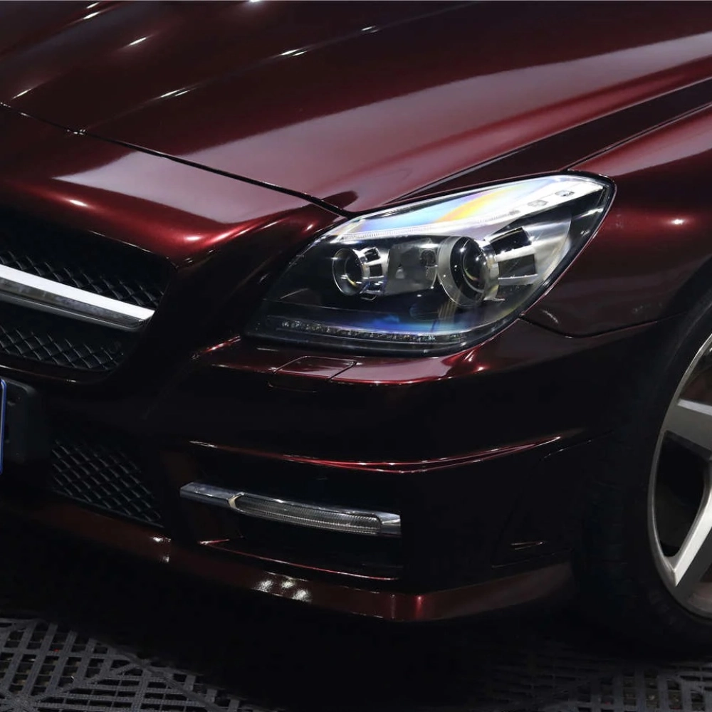 Gloss Metallic Black Rose Car Vinyl Wrap review zhang 02
