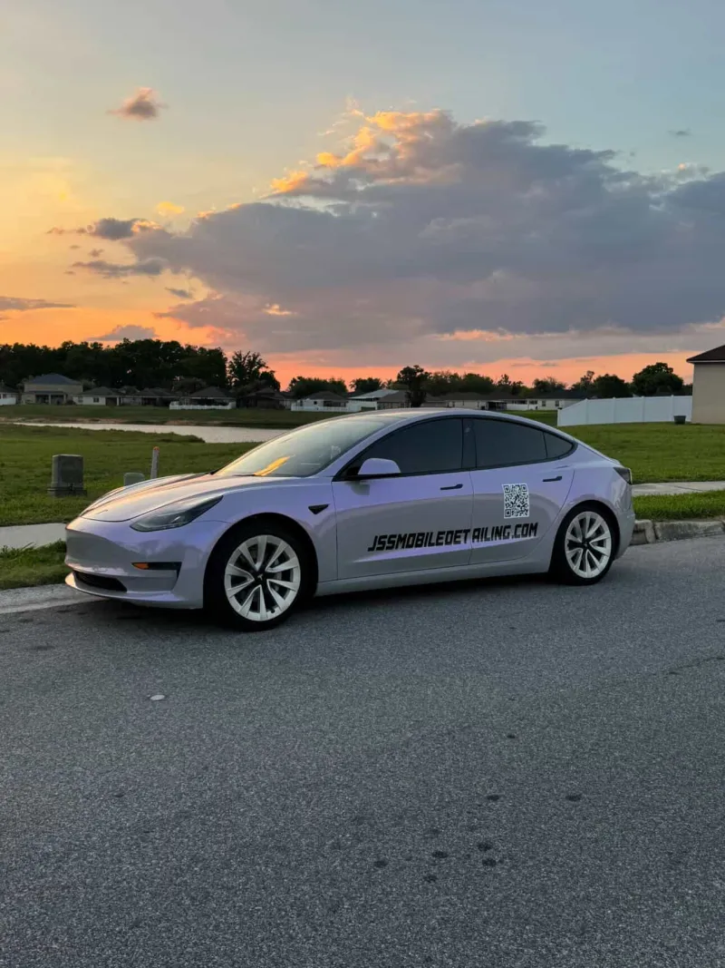  PET Gloss Technological Grey To Purple Car Vinyl Wrap review dsgre 00