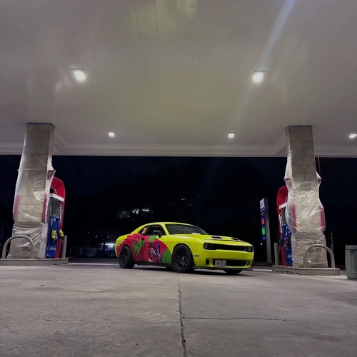 Super Matte Fluorescent Yellow Car Vinyl Wrap  review 