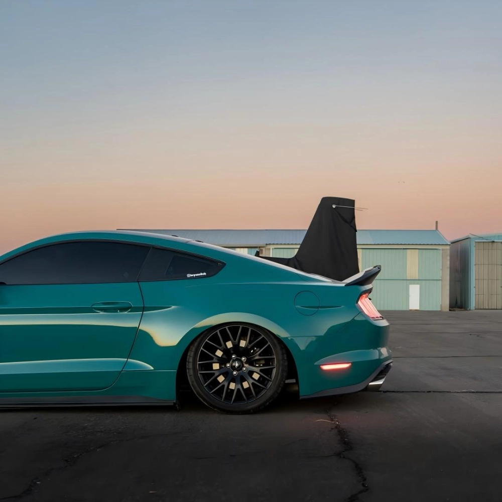 Super Gloss Pine Green Car Vinyl Wrap review gnre 04