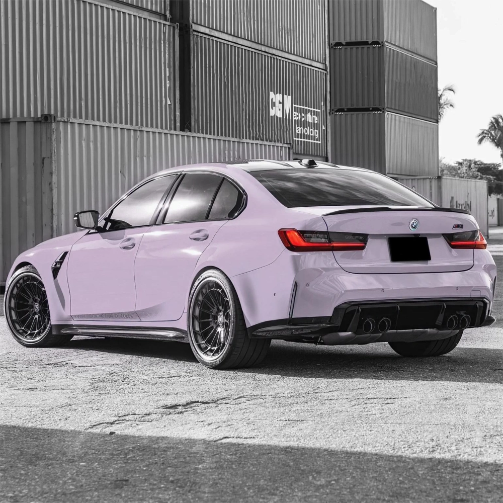 Gloss Misty Gray Purple Car Vinyl Wrap review gnhrt 01