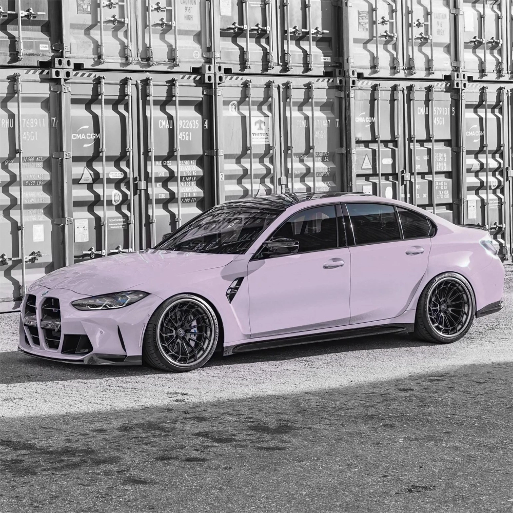 Gloss Misty Gray Purple Car Vinyl Wrap review dfihw 00