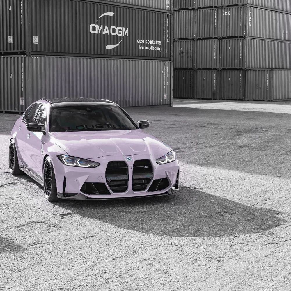 Gloss Misty Gray Purple Car Vinyl Wrap review dfihw 01