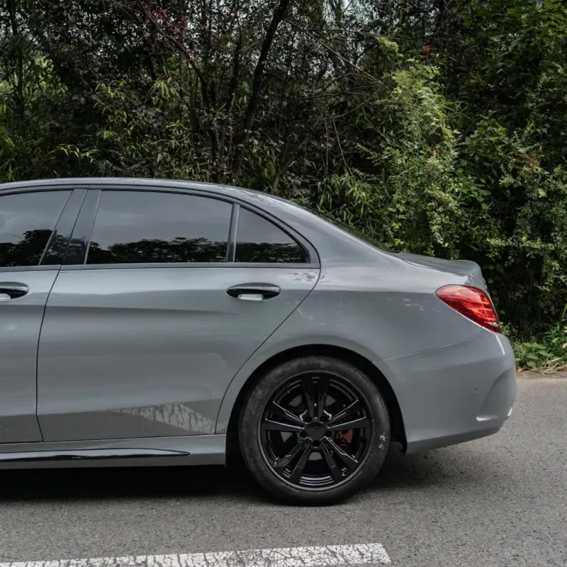 Super Gloss Nardo Grey Car Vinyl Wrap review dgn 02