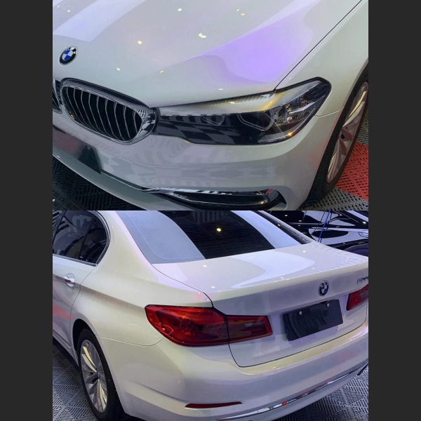 Gloss White Purple Car Vinyl Wrap review gfnt 00