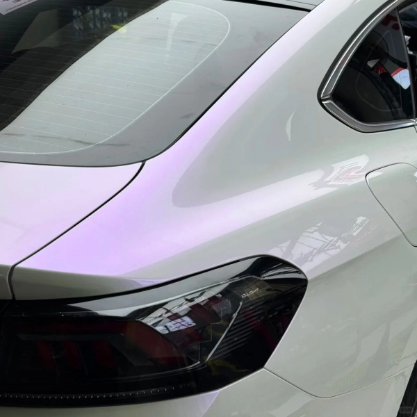 Gloss White Purple Car Vinyl Wrap review gfnt 03