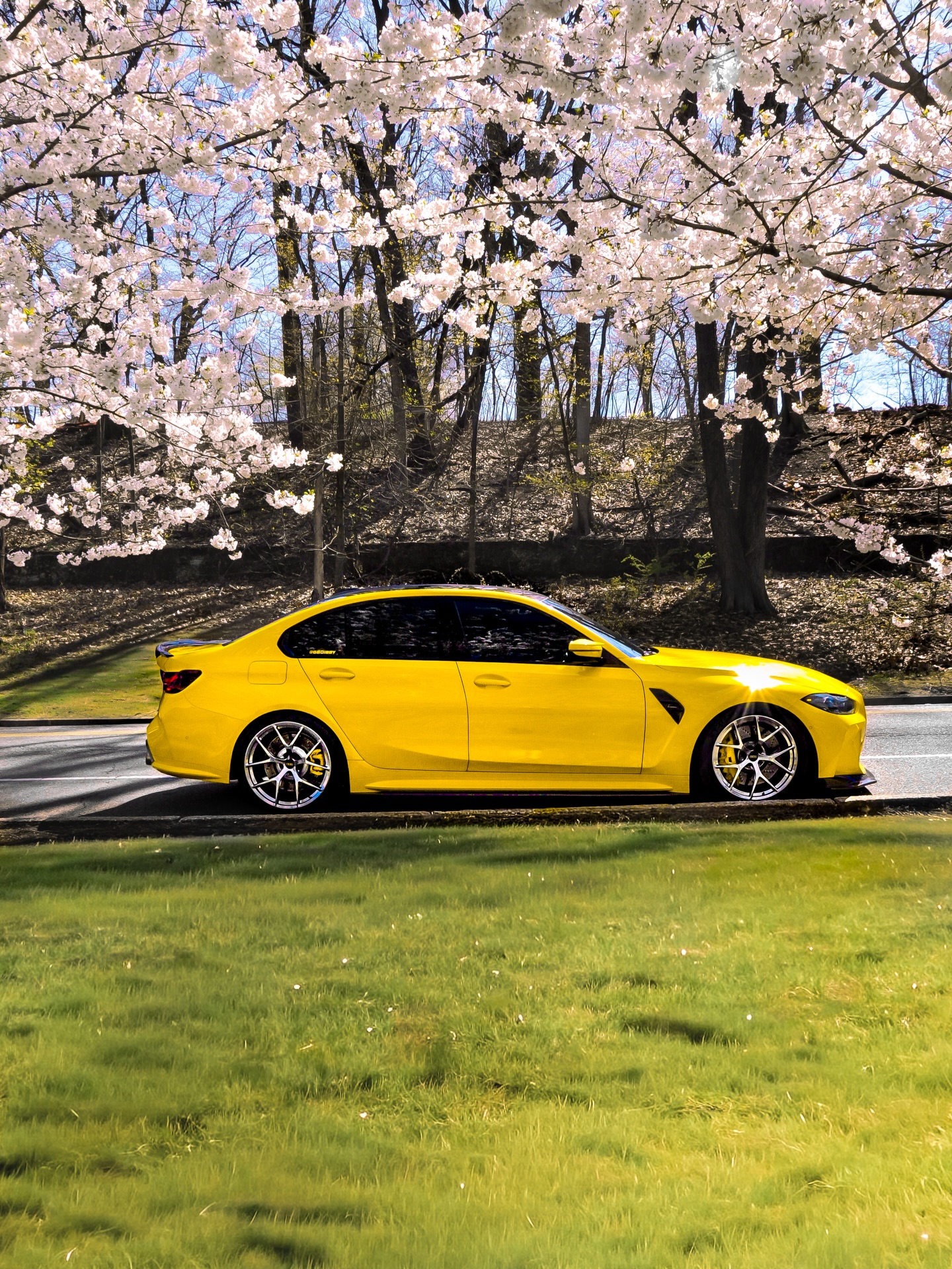 PET Gloss Light Sunflower Yellow Car Vinyl Wrap review pahsdt 01
