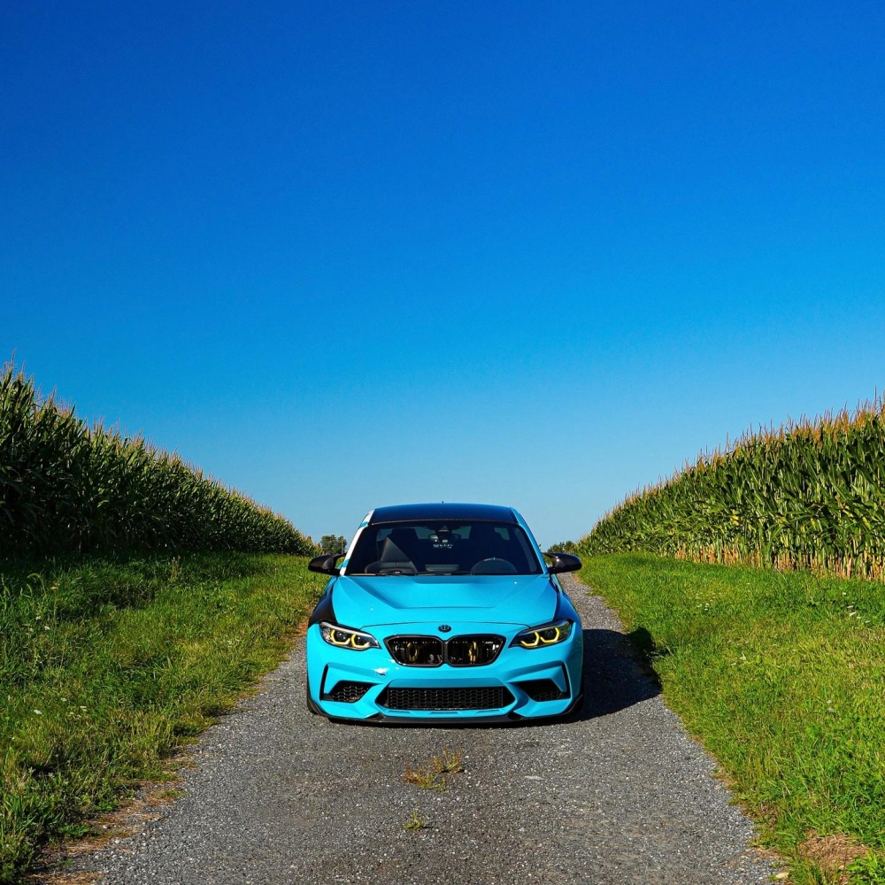 PET Super Gloss Miami Blue Car Vinyl Wrap review dsgd 00