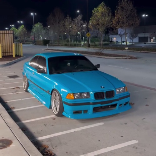 PET Super Gloss Miami Blue Car Vinyl Wrap review 