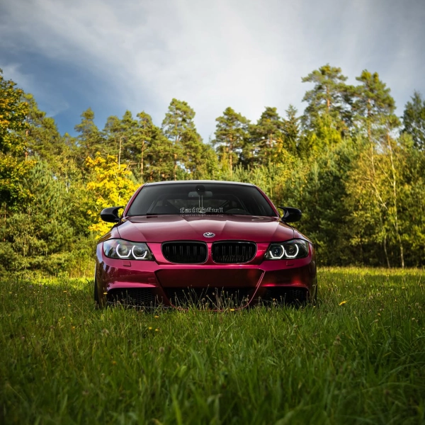 PET Glossy Metallic Rubellite Purple Vinyl Wrap review benj 01