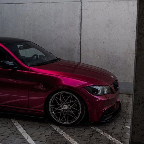 PET Glossy Metallic Rubellite Purple Vinyl Wrap review gbhr 01