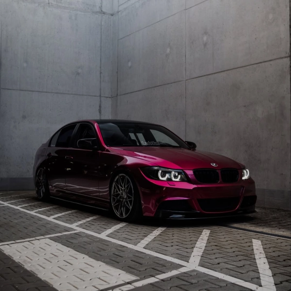 PET Glossy Metallic Rubellite Purple Vinyl Wrap review gbhr 02