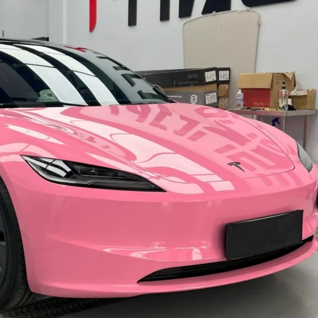 Gloss Crystal Light Pink Car Vinyl Wrap review fdgr 03