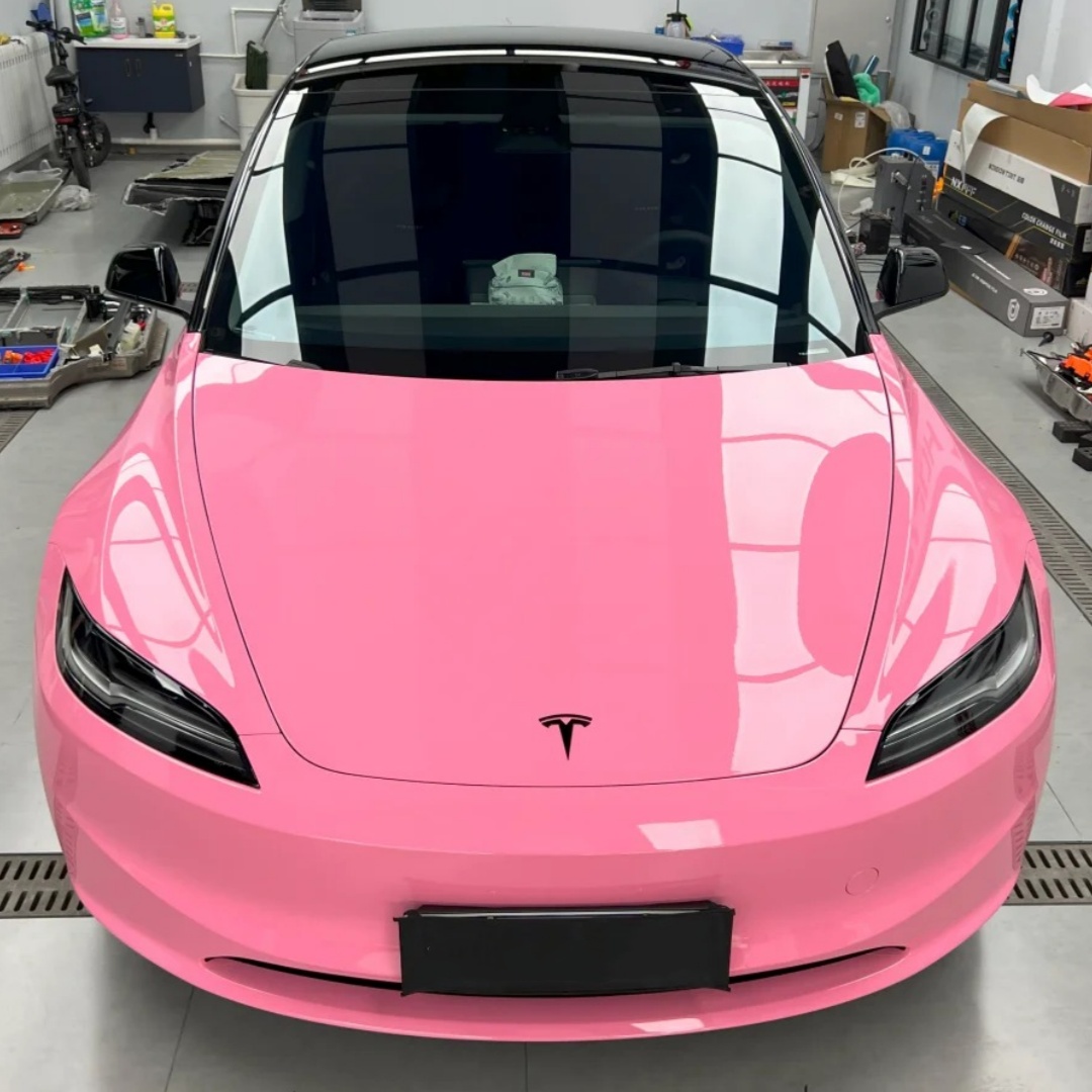 Gloss Crystal Light Pink Car Vinyl Wrap review fdgr 00