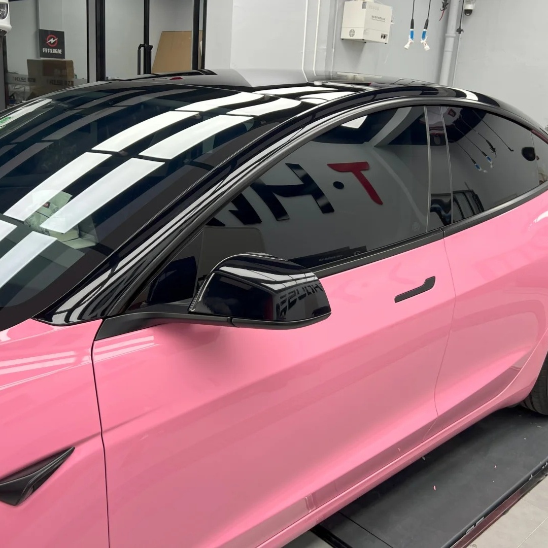 Gloss Crystal Light Pink Car Vinyl Wrap review fdgr 02