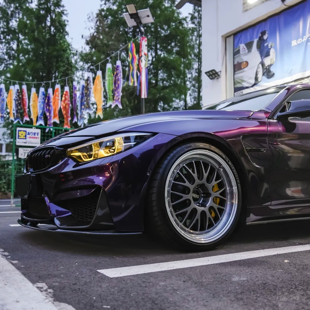 Gloss Metallic Midnight Purple Car Vinyl Wrap review fdbdgh 04