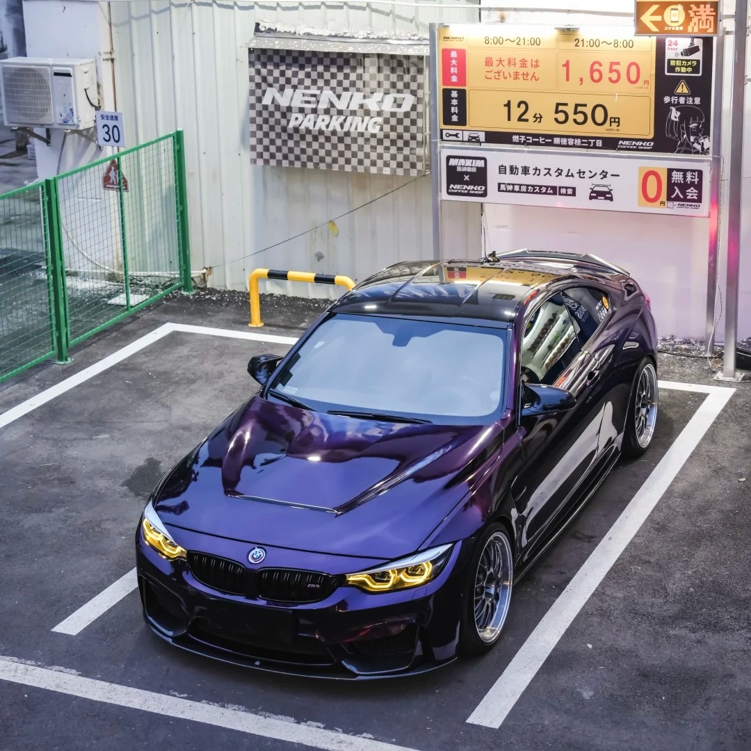 Gloss Metallic Midnight Purple Car Vinyl Wrap review lhyhu 01