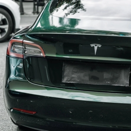 PET Gloss Metallic Midnight Green Car Vinyl Wrap review 