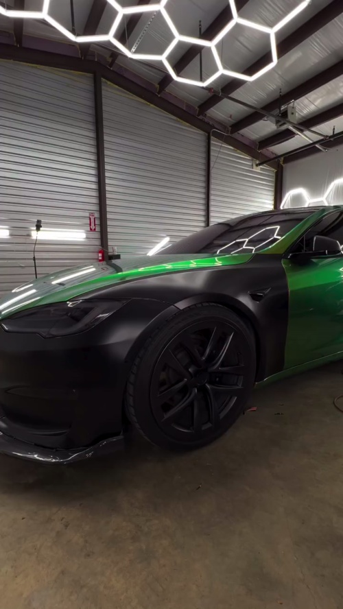 TPU Gloss Shifting Pink Green Paint Protection Film review 