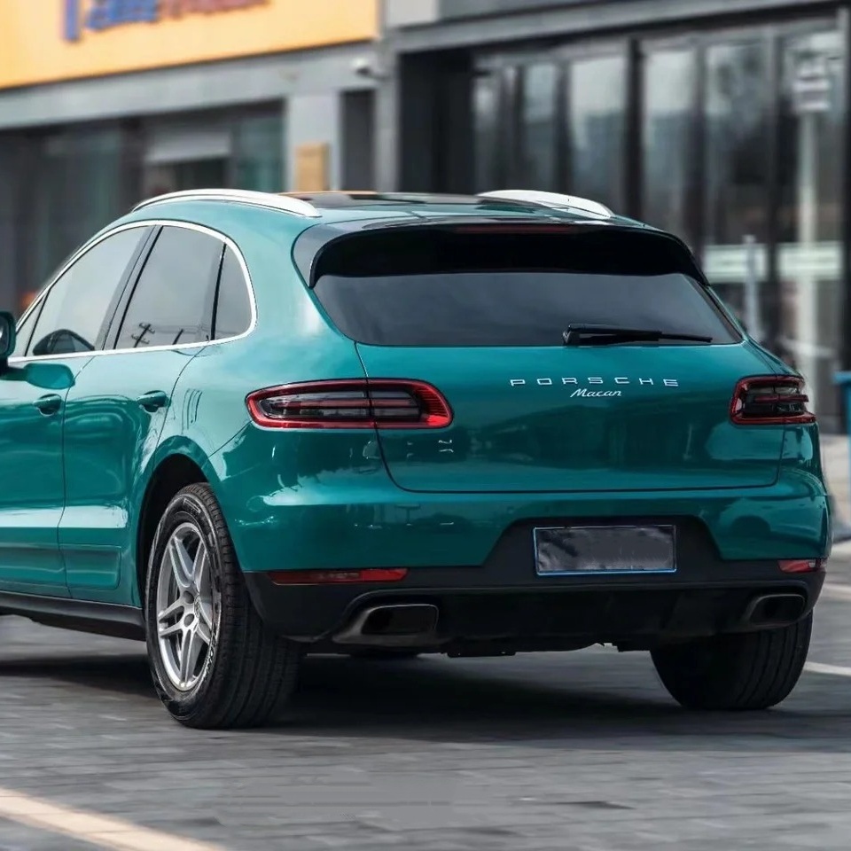 Super Gloss Pine Green Car Vinyl Wrap review gnre 01