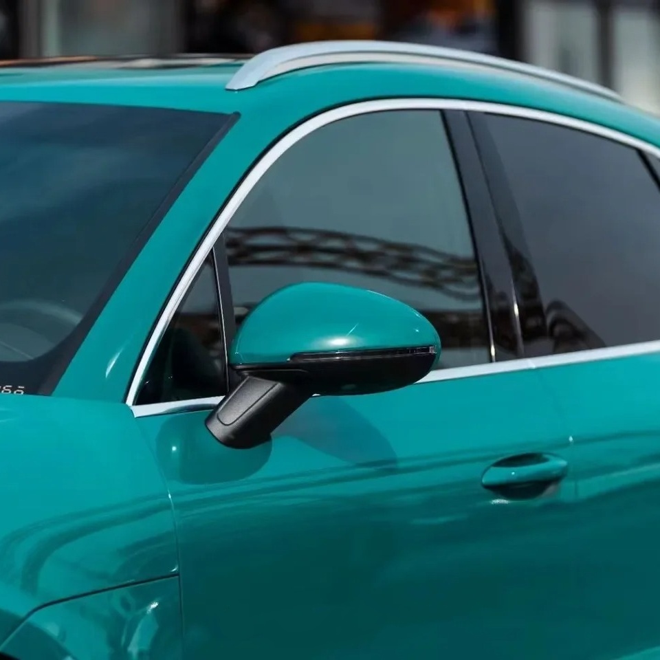 Super Gloss Pine Green Car Vinyl Wrap review fgrer 02