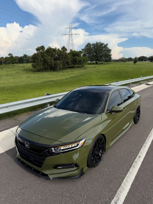 Super Gloss Reseda Green Car Vinyl Wrap review 