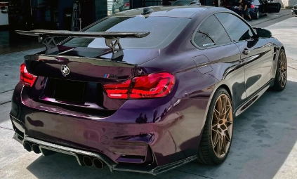 Super Gloss Midnight Purple Car Vinyl Wrap