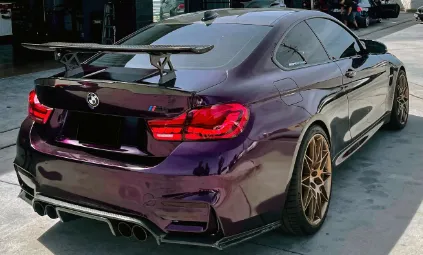 Super Gloss Midnight Purple Car Vinyl Wrap Feedback From Paddy