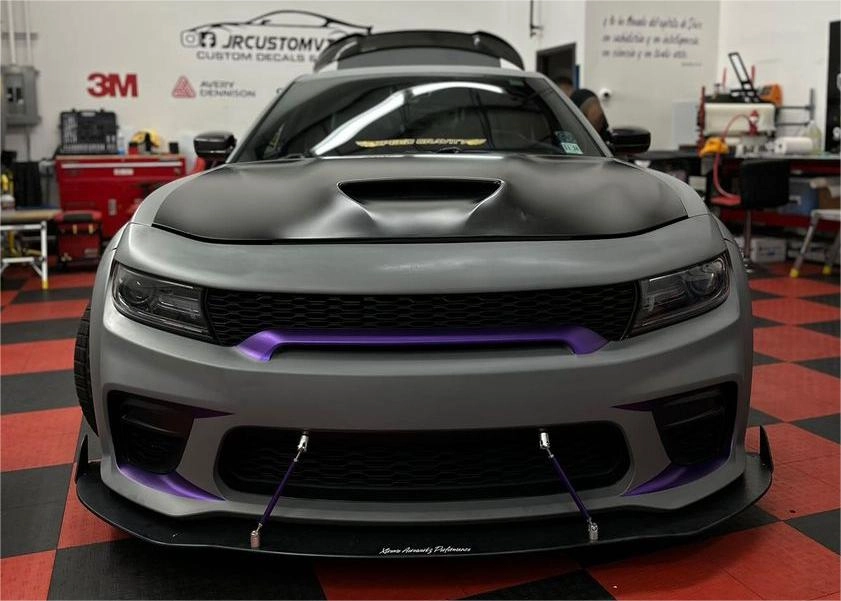 Flat Dark Grey And  Matte Midnight Purple Feedback  From Milianwrapservices