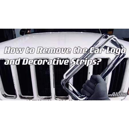 Things Need To Do Before Car Wraps - How To Remove the Car Logo and Decorative Strips