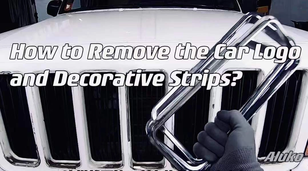 Things Need To Do Before Car Wraps - How To Remove the Car Logo and Decorative Strips