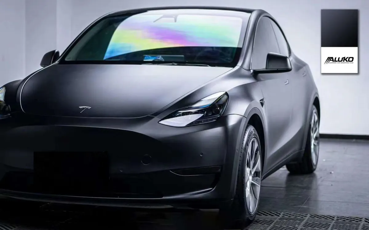 Tesla Model Y Wrap - Matte Black
