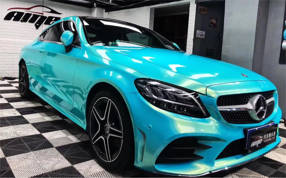 How Is Neon Ice Blue Wrap