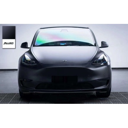 Tesla Model 3 Wrap-Super Matte Deep Black