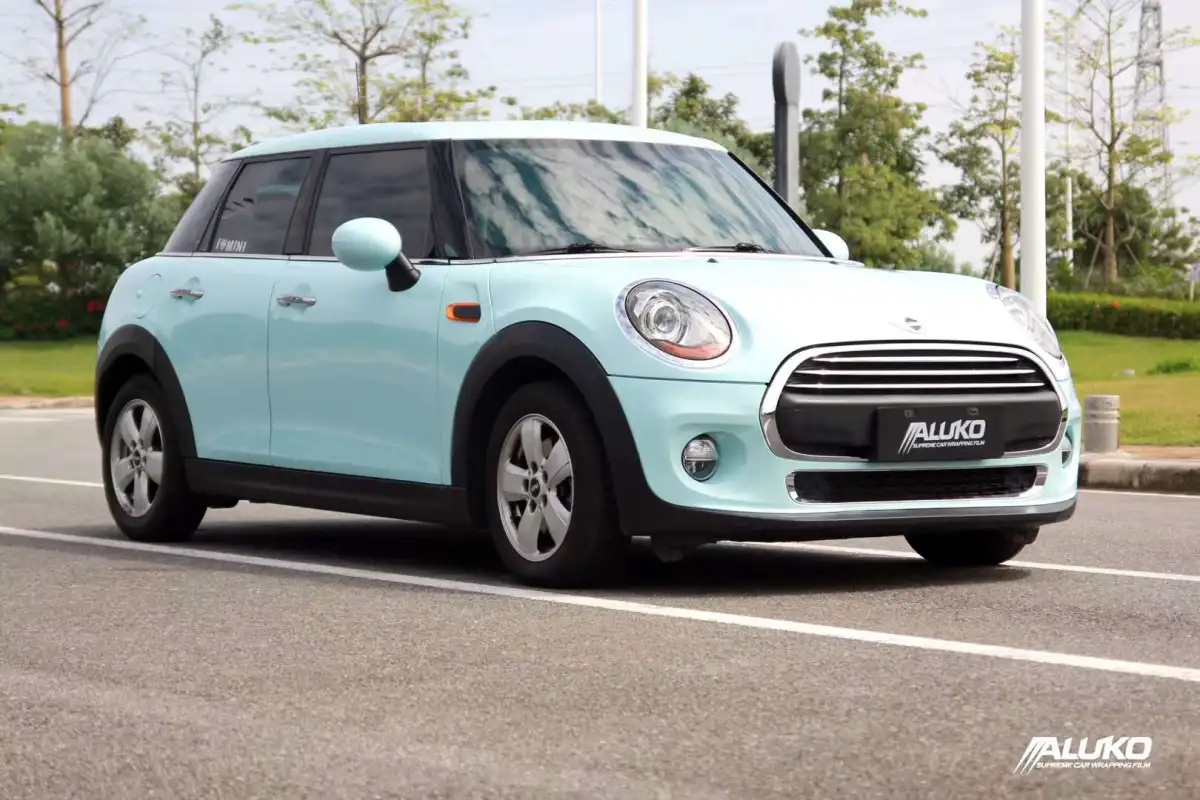 Mini Cooper Wrap - Super Gloss Glacier Blue