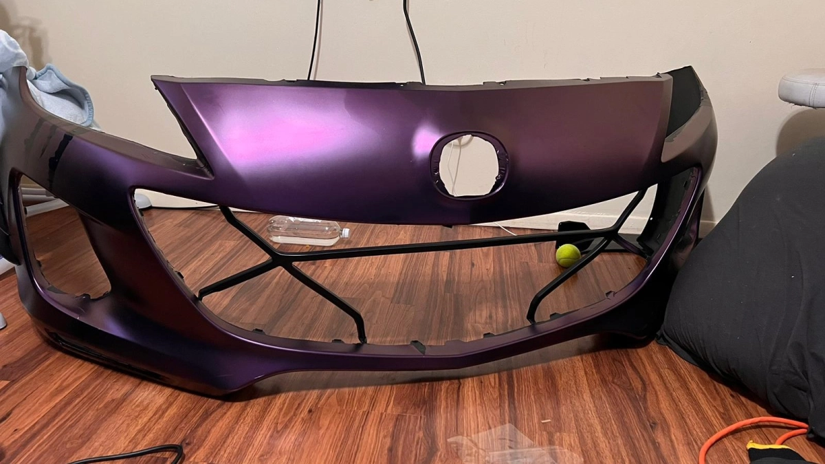 Matte Metallic Purple Car Wrap Feedback From Christian