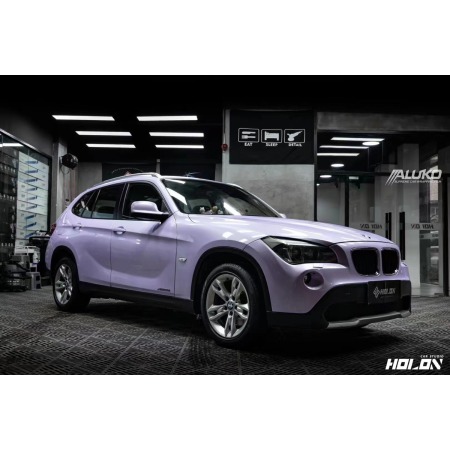 BMW X1 Wrap- Super Gloss Periwinkle Car  Wrap