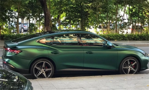 Green Venom Car Wrap